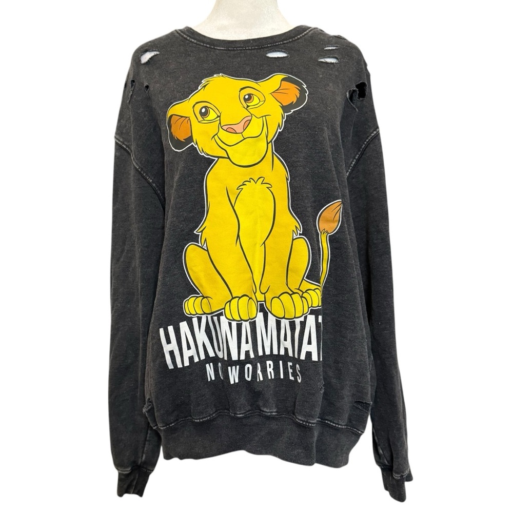 Disney Black and Yellow Lion King Sweater